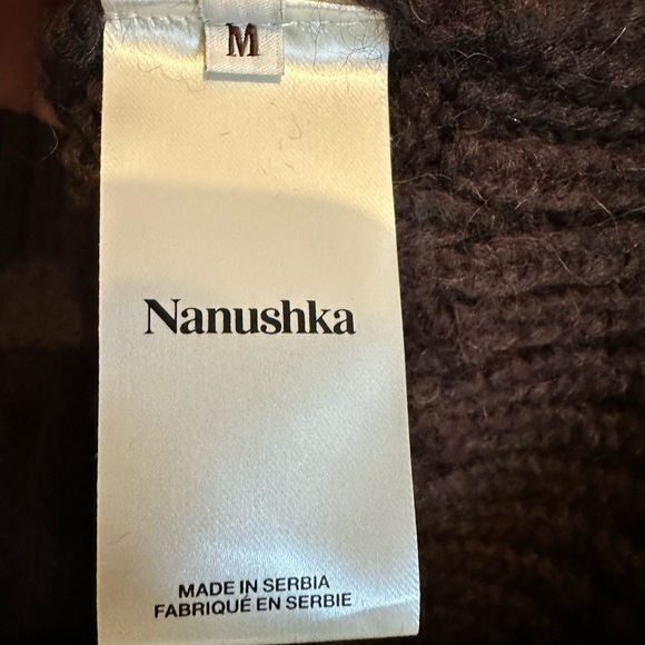 NWT! NANUSHKA ARWAN CHUNKY CABLE KNIT - Picture 5 of 7